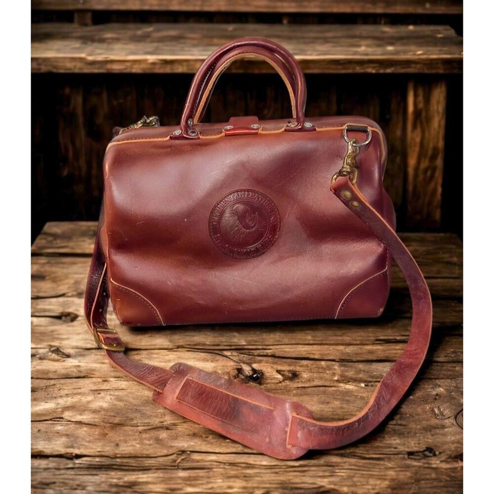 Occidental Leather Stronghold Ironmouth Tool Bag Rare Leather Doctor Style